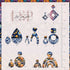 0080 - Floral Medley (1.95" Earring Set)